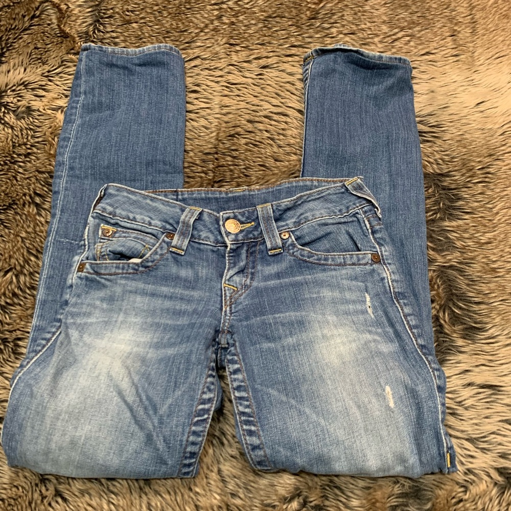 True Religion brand jeans “ straight” low rise size 26
